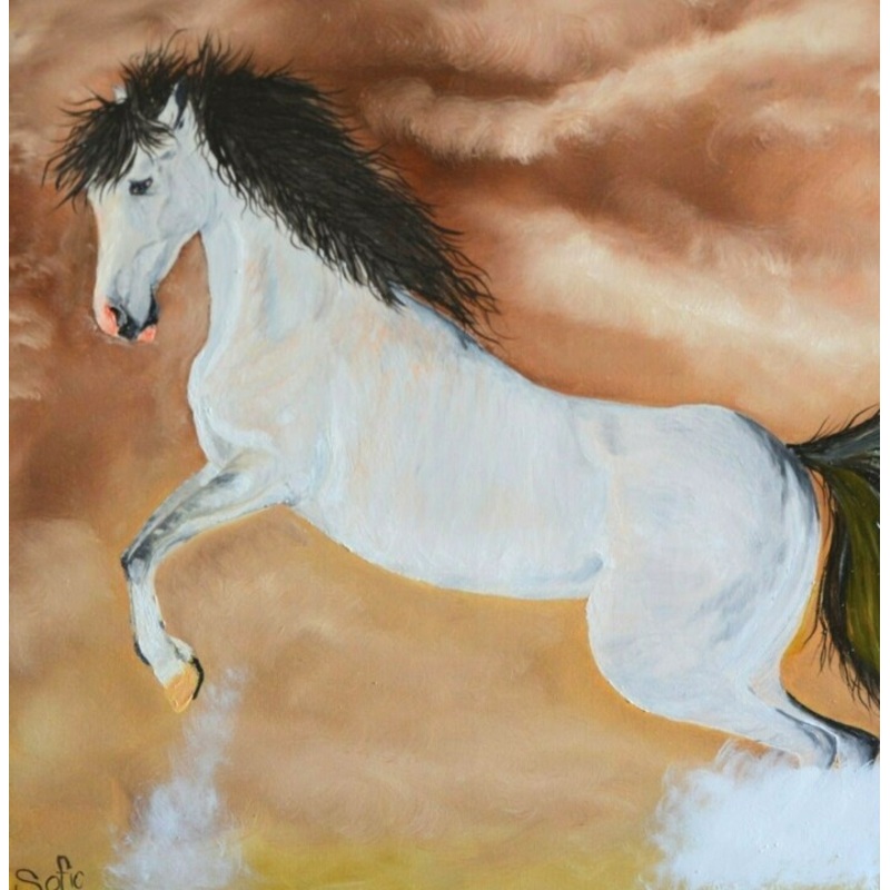 Wilde Horse Painting by Mevlida Sofic | ArtMajeur