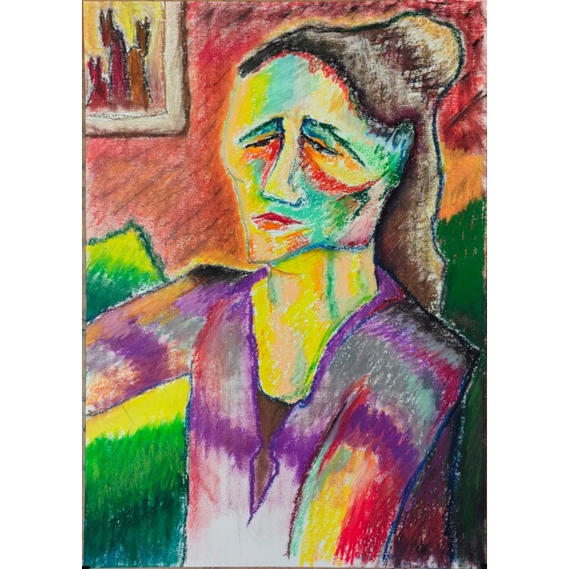 Woman’s Portrait Painting by Valerij Ang | ArtMajeur