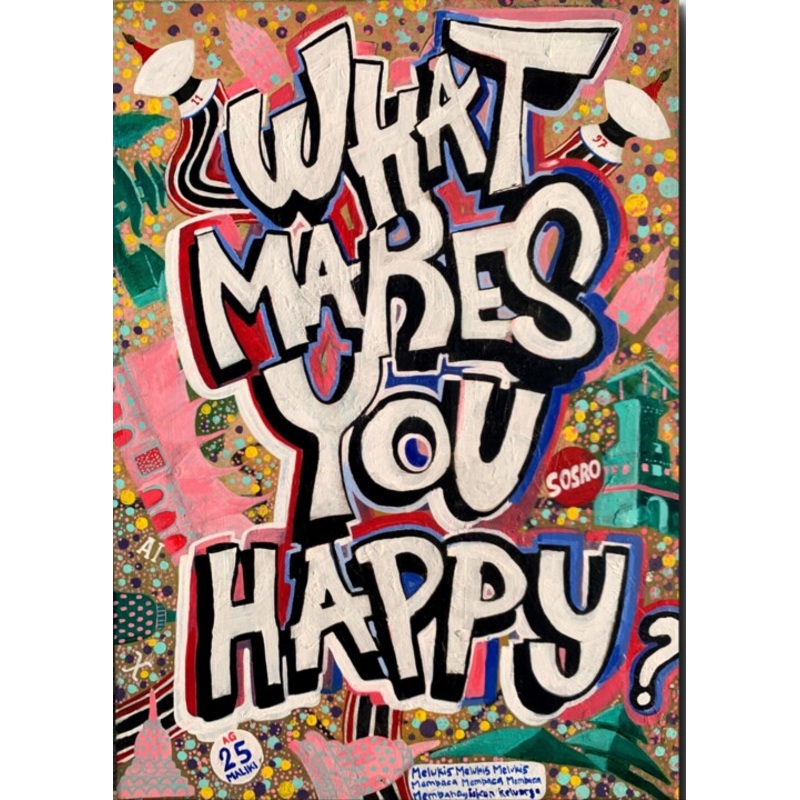 What Makes You Happy? Painting by Maliki Maliki Ibnoe Kuntjoro | ArtMajeur