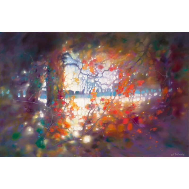 Winter Calling Painting by Gill Bustamante | ArtMajeur