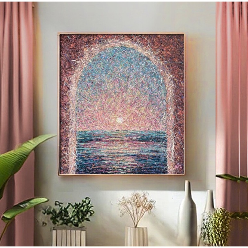 Where Hope Begins Is A Motivational Ab Painting by Nadiia Antoniuk | ArtMajeur
