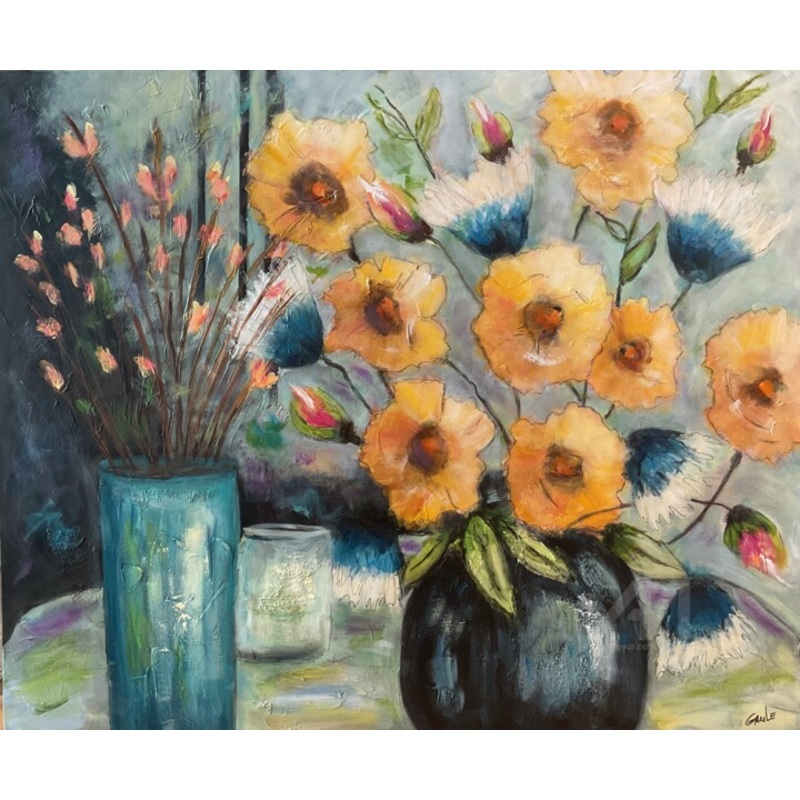 You Makes My Day Painting by Ginette Lefebvre (GauLe) | ArtMajeur
