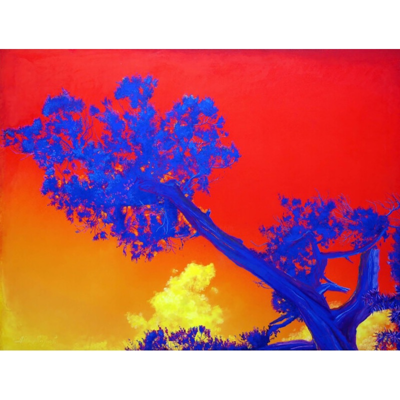 Witness The Time. Sunset Painting by Anatoly Varvarov | ArtMajeur