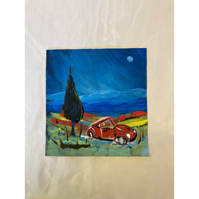 Yalnz Aaca Anlat Painting by Ahmet cal | ArtMajeur