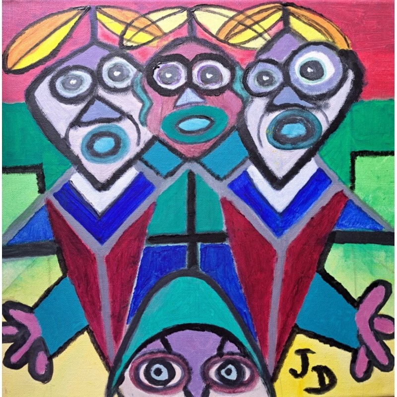Les  Hlicens  Supporters   Painting by Jacques Desvaux (JD) | ArtMajeur