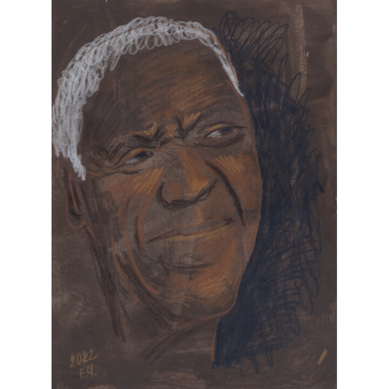 What The Eyes Have Seen? / Portrait Of A Drawing by Elena Kisenkova | ArtMajeur