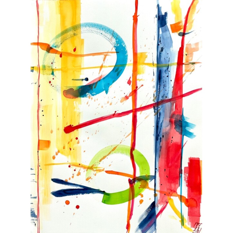 Zeitzeichen Xiii Painting by Klaus Stieghorst (KS) | ArtMajeur