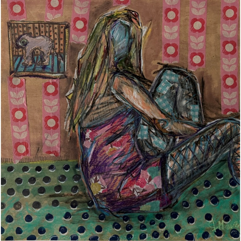 4Q:{ / Pre-Transaction Archives (2000- Drawing by Leni Smoragdova | ArtMajeur
