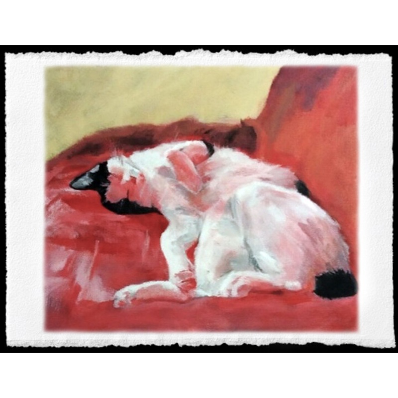 Cat I  Painting by Louis Ogayar | ArtMajeur
