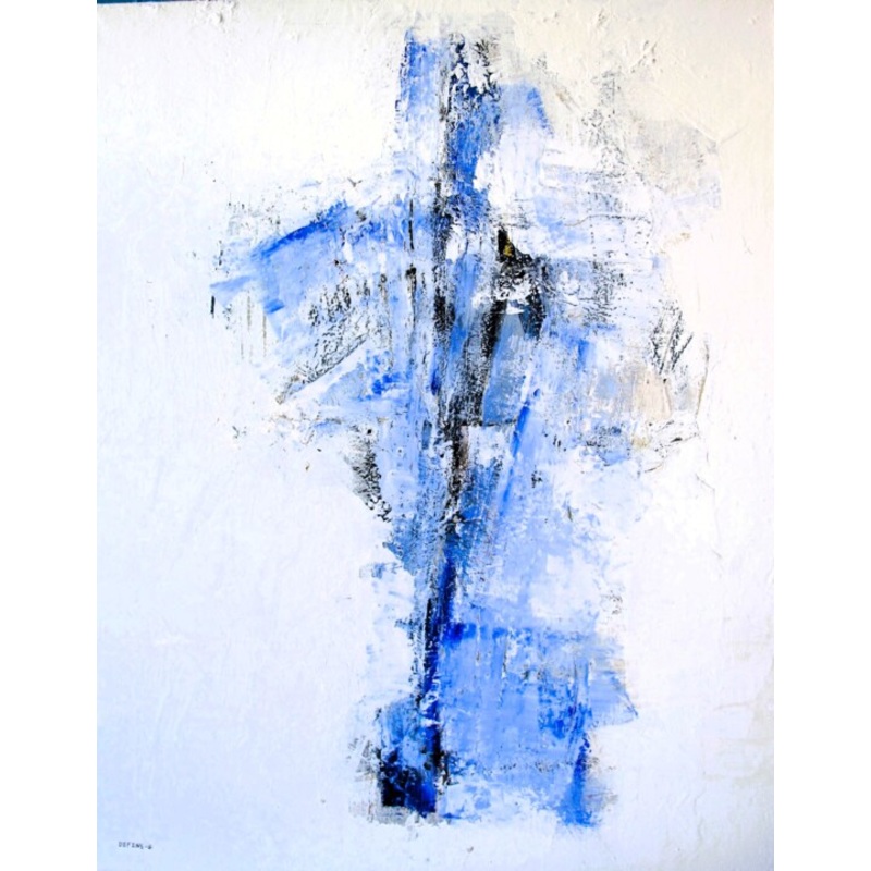 White Abstract # 15 Painting by Guillaume Defins | ArtMajeur
