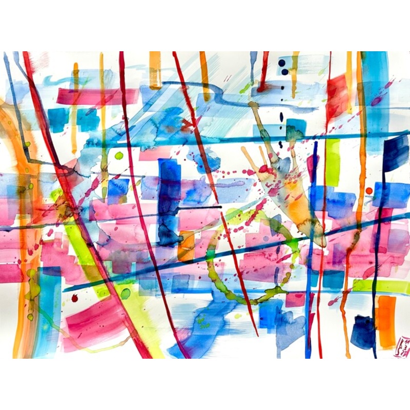 Zeitzeichen I Painting by Klaus Stieghorst (KS) | ArtMajeur