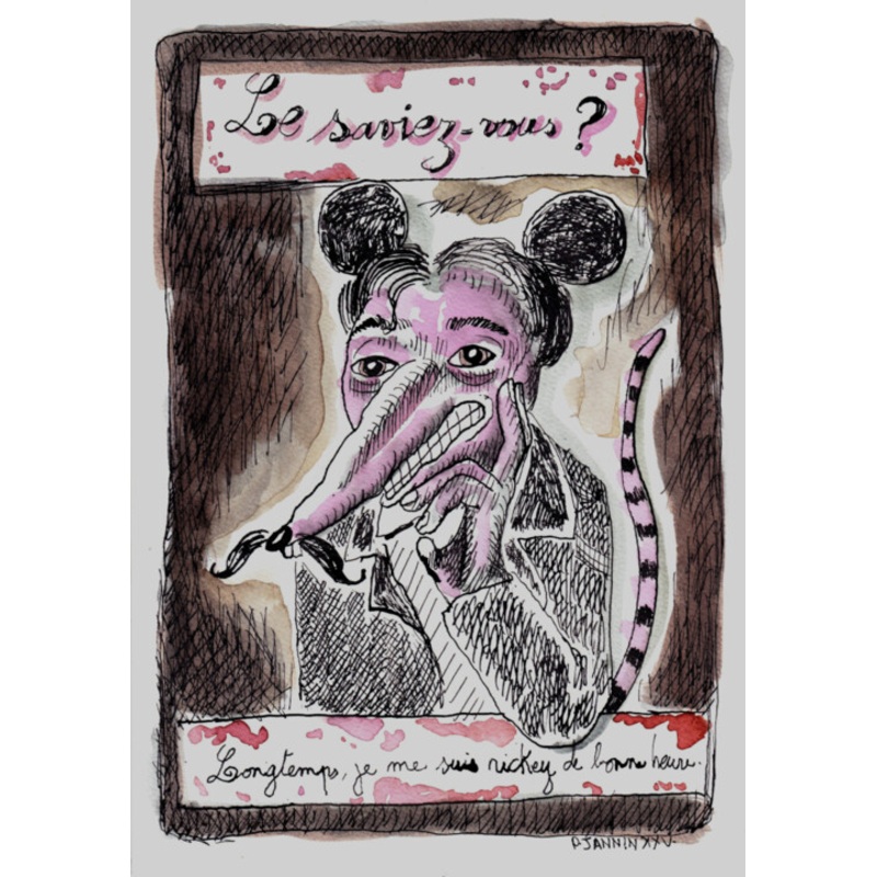 La Recherche Du Temps Perdu Drawing by Patrick Jannin | ArtMajeur