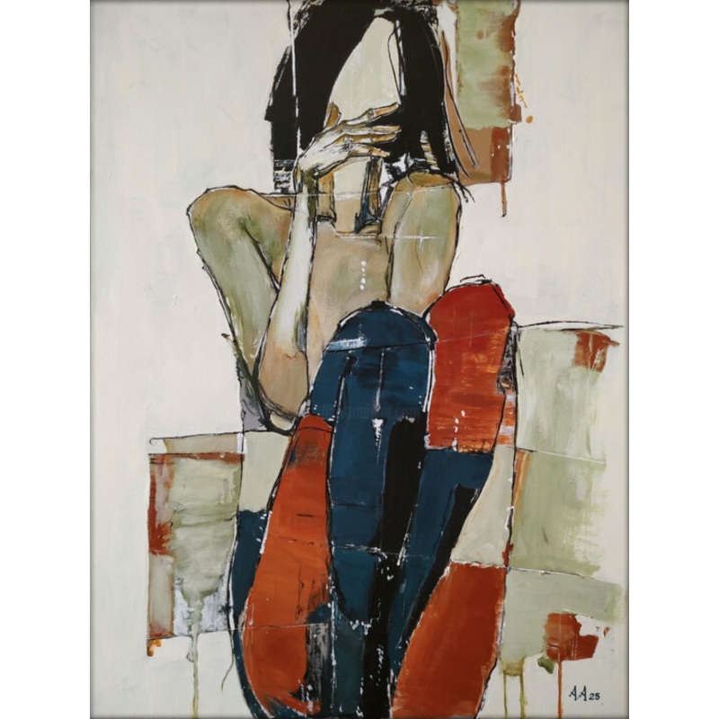 Without Emotion Painting by Alexander Aksyonov | ArtMajeur