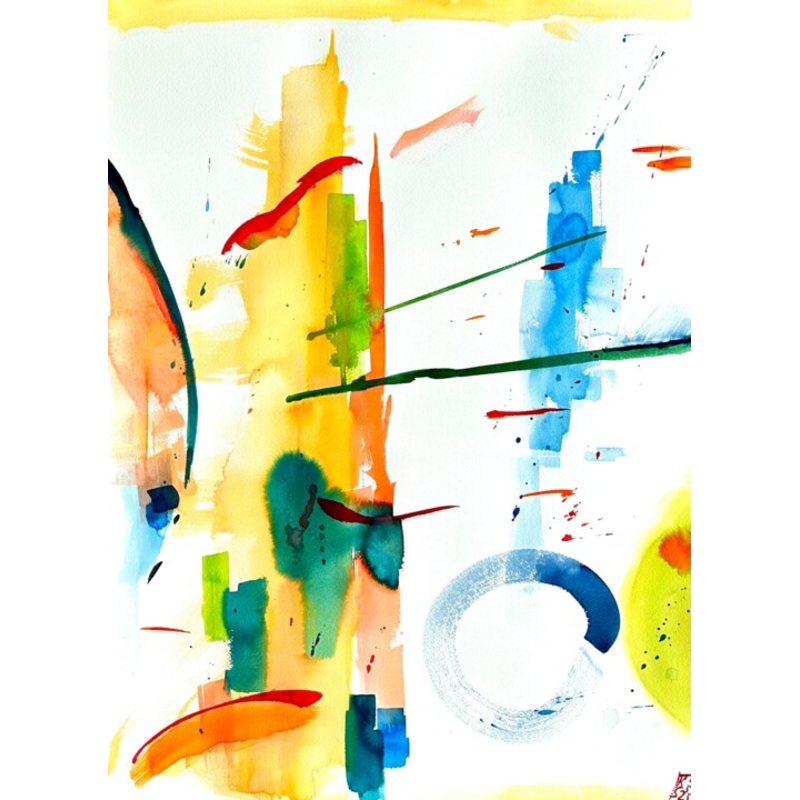 Zeitzeichen Xii Painting by Klaus Stieghorst (KS) | ArtMajeur