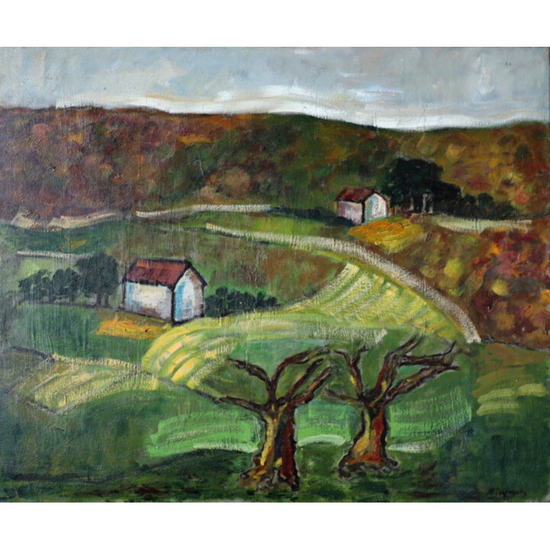 Zelaia Painting by Maoli Zapirain | ArtMajeur