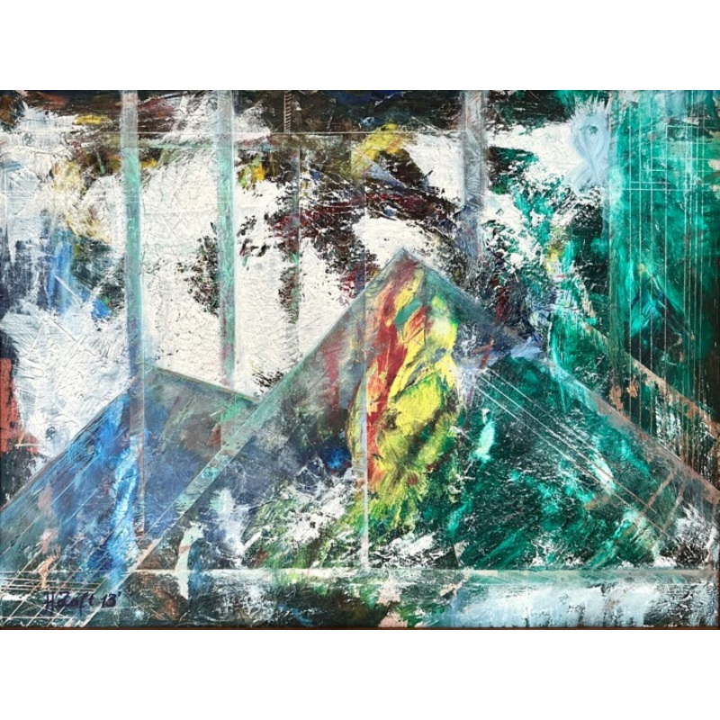 Zwei Pyramiden Painting by Harry Zaft | ArtMajeur