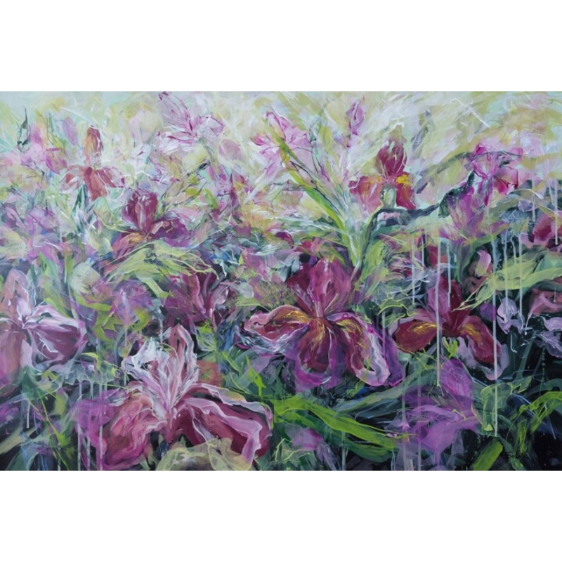Whispers Of Flowers Painting by Kateryna Solodka (Katia Solodka) | ArtMajeur