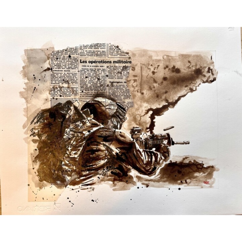 Cessez Le Feu Partie 1  Drawing by Bdv | ArtMajeur