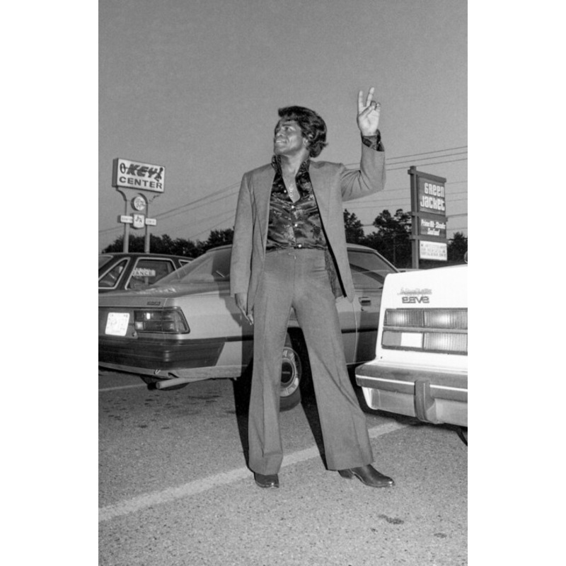 James Brown In Parking Lot Augusta Geo Photography by Sophie Bramly | ArtMajeur