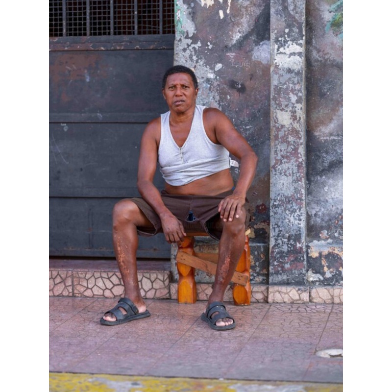 Sad And Melancolic Manspreading With A  Photography by Sophie Bramly | ArtMajeur