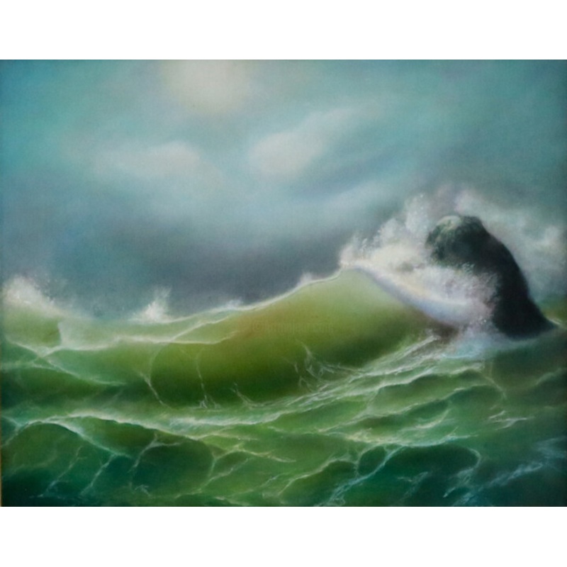 Sea As A Woman (Study After Sergey Lim). Painting by Alexandra Ros | ArtMajeur