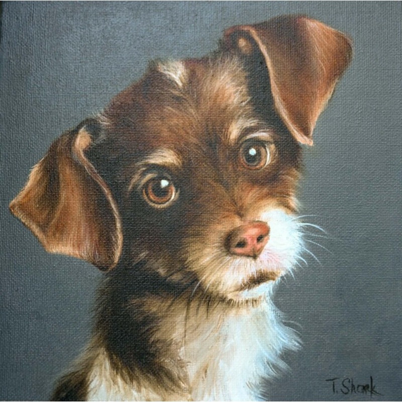 Dog #3 Painting by Tanya Shark | ArtMajeur