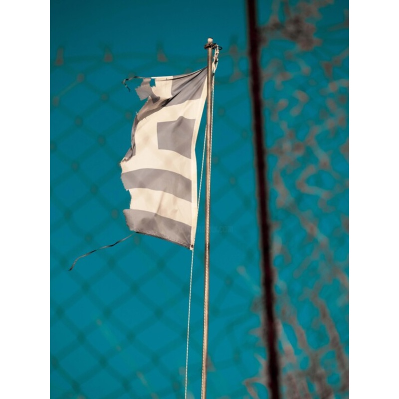 Greek Flag Drawing by Tho Antonin | ArtMajeur