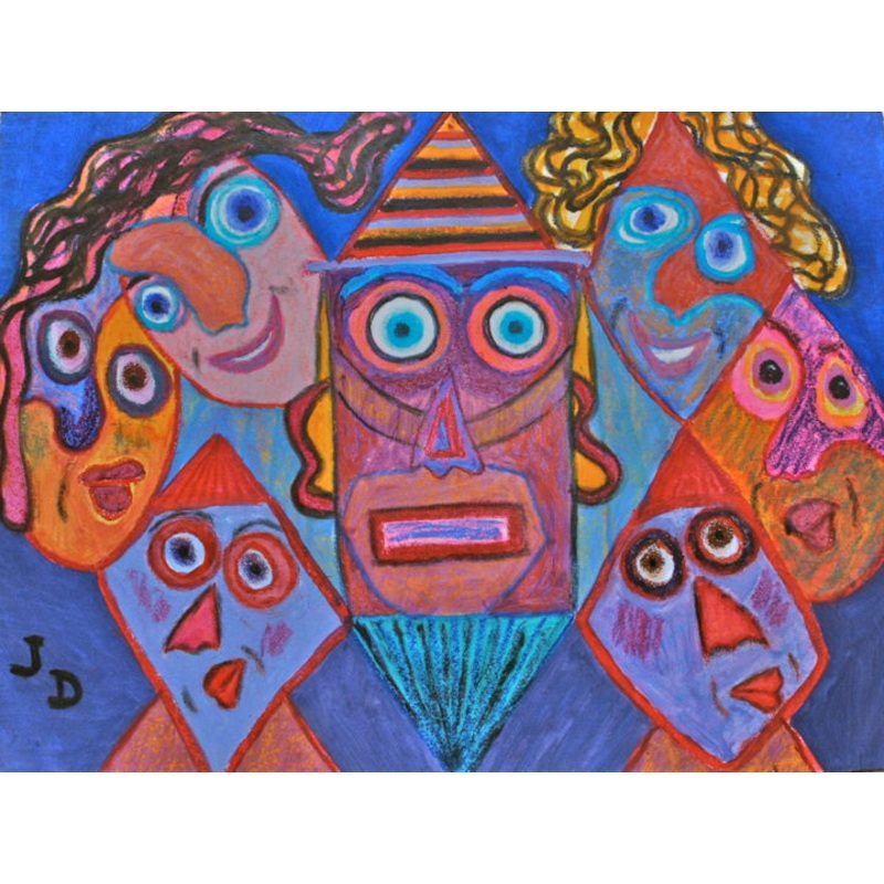 Intelligence Artificielle Painting by Jacques Desvaux (JD) | ArtMajeur