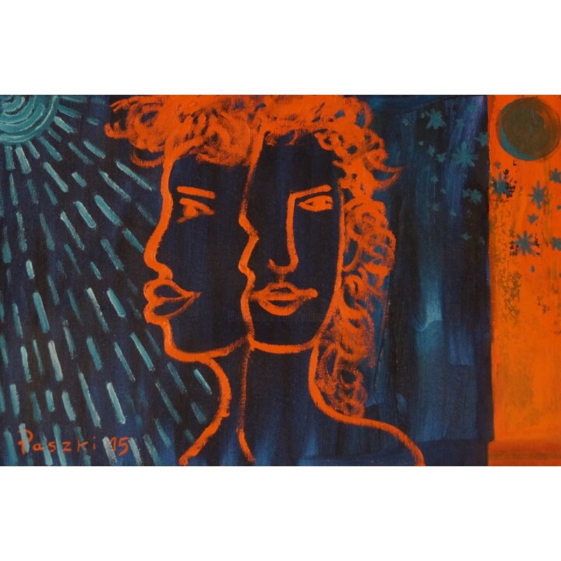 Janus – 10 Painting by Pierre Paszkowski | ArtMajeur