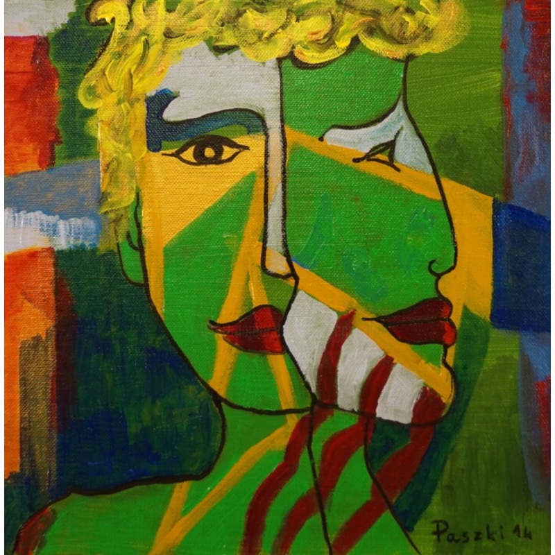 Janus – 2 Painting by Pierre Paszkowski | ArtMajeur