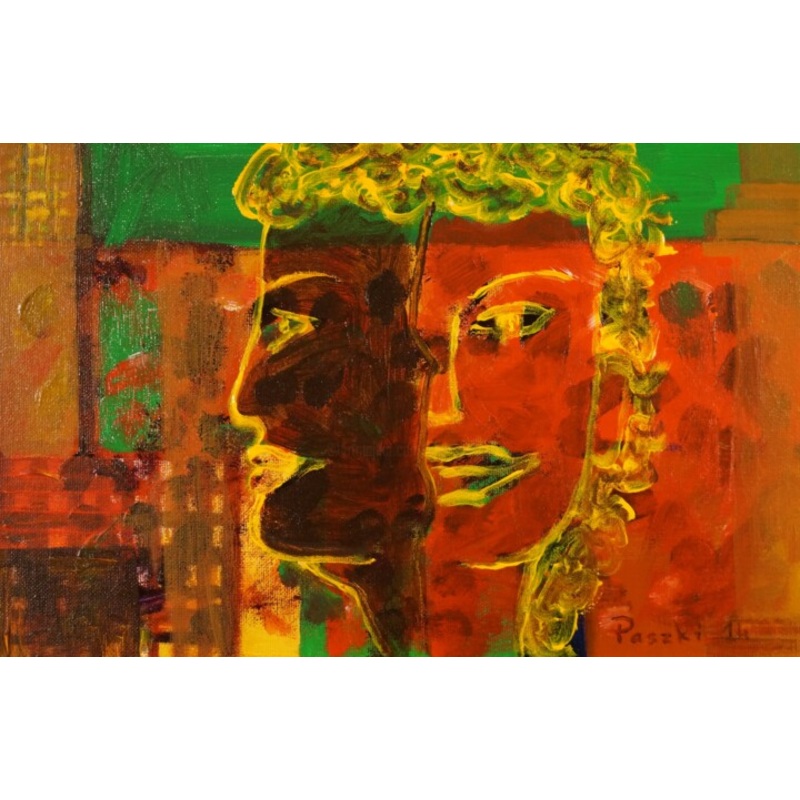 Janus – 5 Painting by Pierre Paszkowski | ArtMajeur