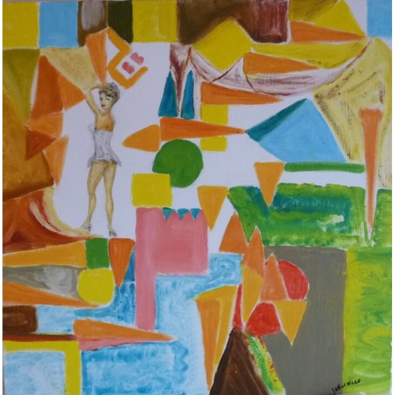 Je Vois La Belle Bb Painting by Jacqueline Claux (Jaklinclo) | ArtMajeur