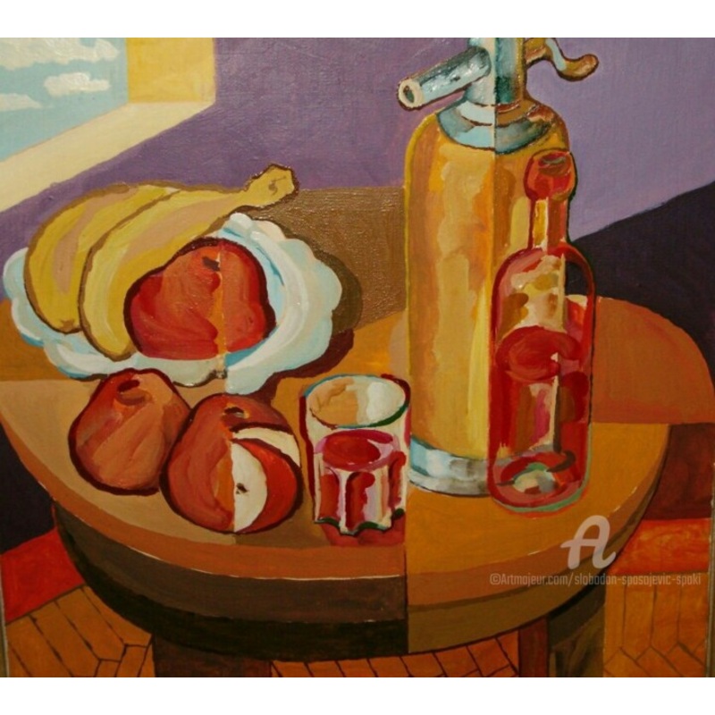 La Promenade De Picasso Painting by Slobodan Spasojevic (Spaki) | ArtMajeur