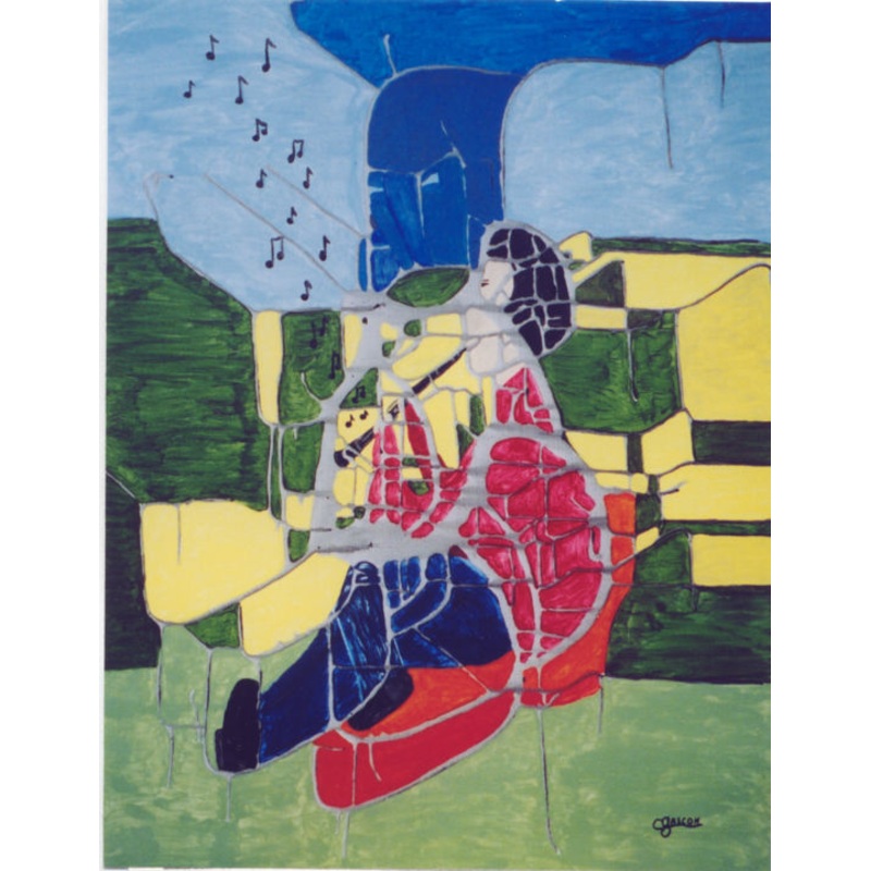 Le Joueur De Clarinette Painting by Claude Gascon | ArtMajeur