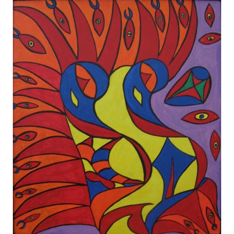 Le Lion Painting by Claude Gascon | ArtMajeur