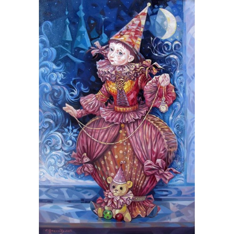 New Year’s Night Painting by Samvel Atasunts | ArtMajeur