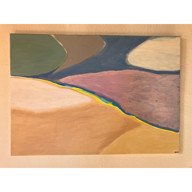 Sable Terre Et Mer  Painting by Jean Kauffmann | ArtMajeur