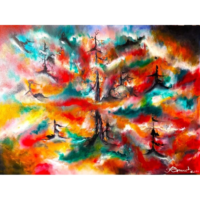 Survival After Avangard Hypersonic Painting by Romeo Dobrota | ArtMajeur