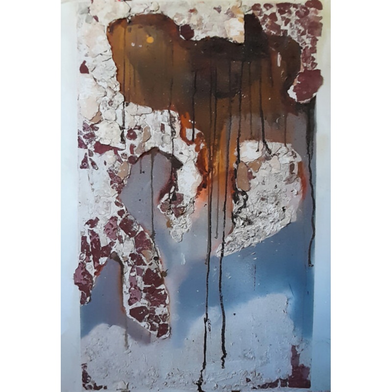 Wall Nr 1 Painting by Antonio Bagia | ArtMajeur