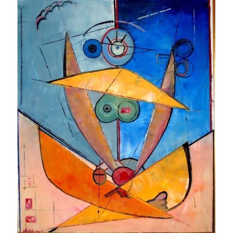 Adam Le Mecan’homme Painting by Jean-Claude Chatain | ArtMajeur