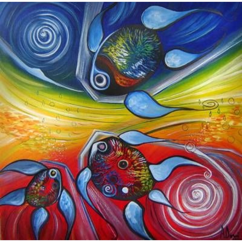 Composition Painting by Adrian Doni | ArtMajeur