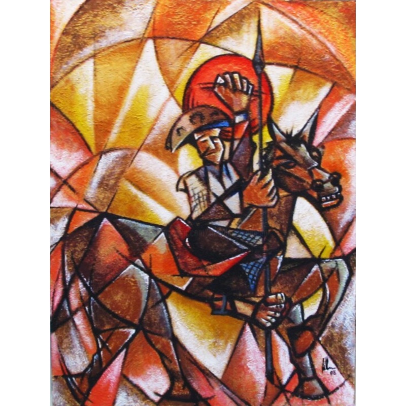 Dom Quixote Nordestino Painting by Ricardo Carvalheira | ArtMajeur
