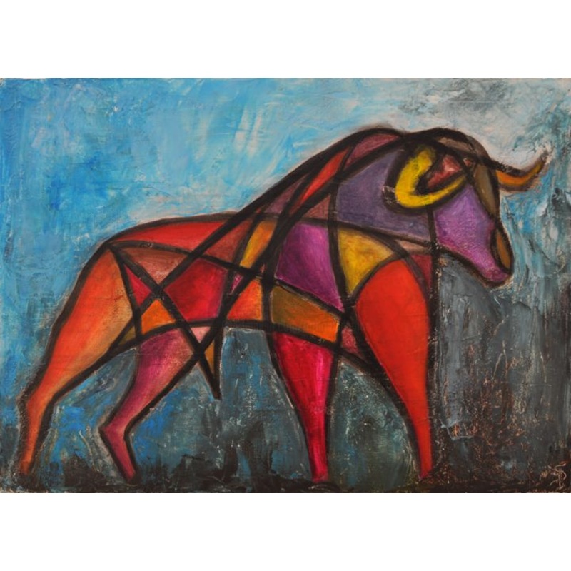 El Toro Painting by Sebastien Devore (Art-bracadabrac) | ArtMajeur