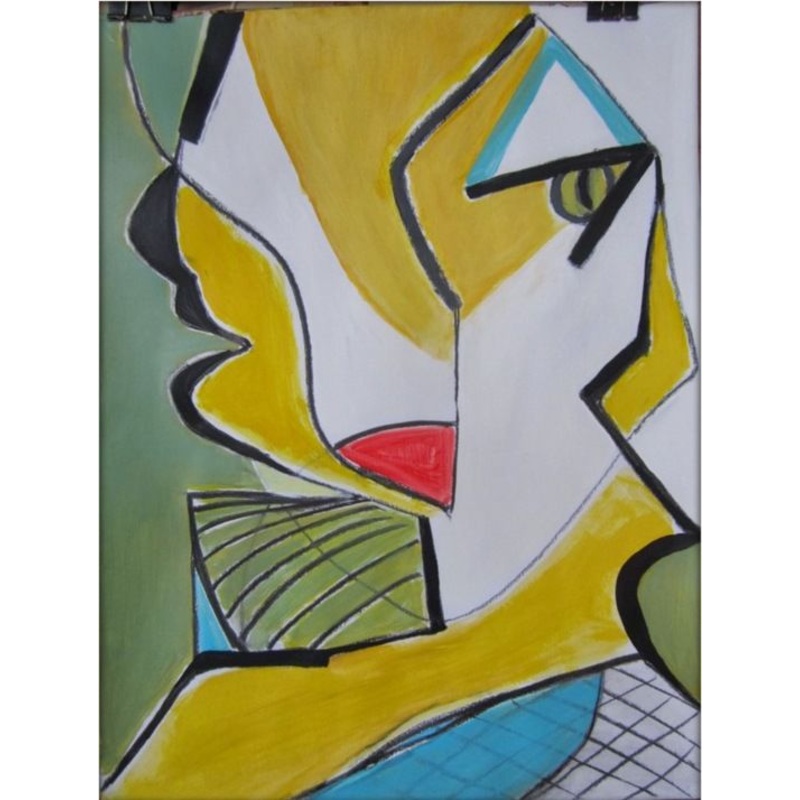 Femme Chat-Oiseau Painting by Brigitte Krief | ArtMajeur