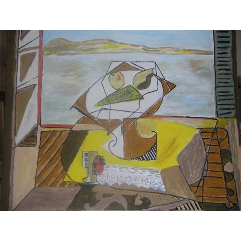 Fentre Sur L’horizon Painting by Valbrun | ArtMajeur