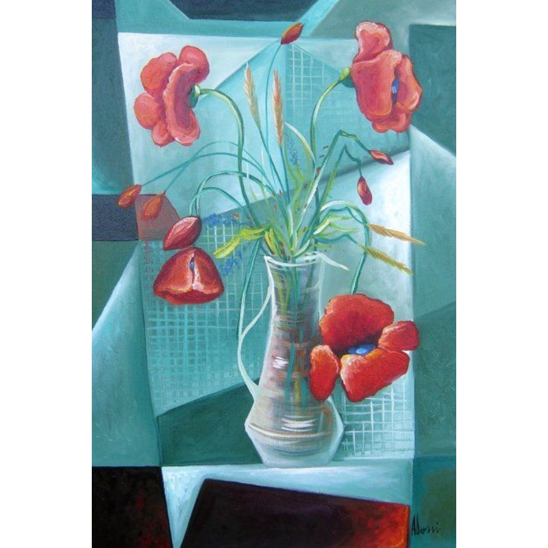 Flower 4 Painting by Adrian Doni | ArtMajeur