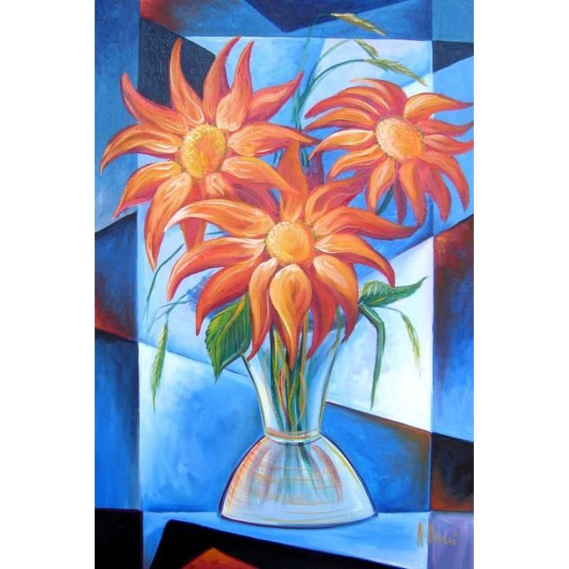 Flower 6 Painting by Adrian Doni | ArtMajeur