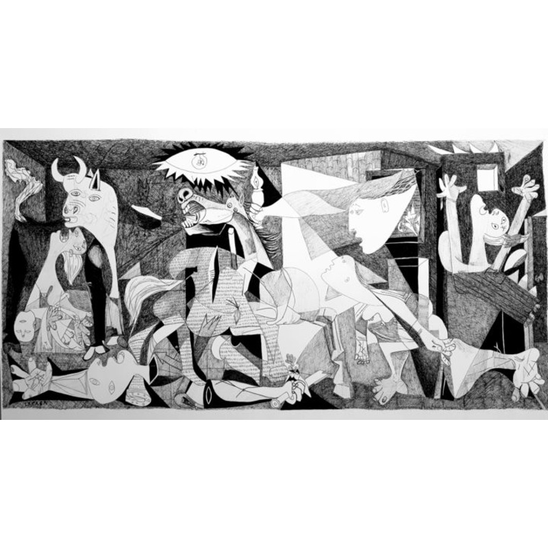 Guernica. Human Condition!! Drawing by Lacasa | ArtMajeur