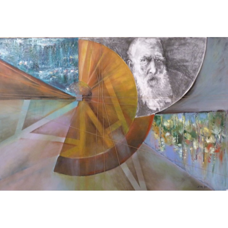 Hommage  Claude Monet#Artistsupportpled Painting by Job | ArtMajeur