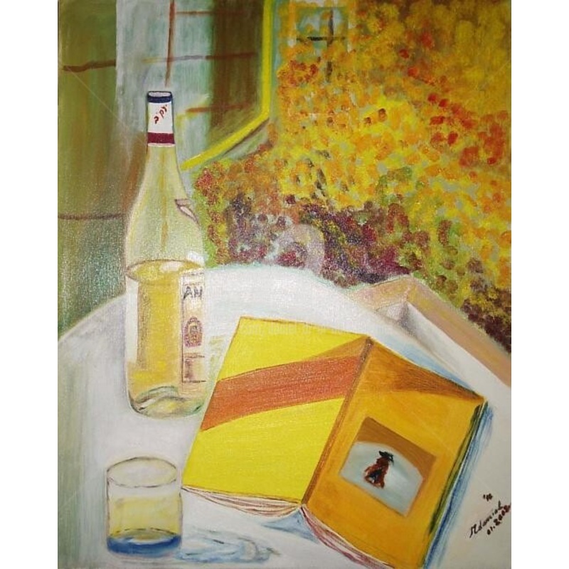 L’apritif Painting by Daniel Dr. El Dan (Mdaniel) | ArtMajeur